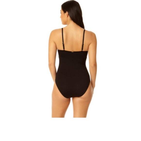 **Anne Cole** Live in Color Shirred Lingerie Maillot One Piece Swimsuit 6 NWT - Picture 2 of 6